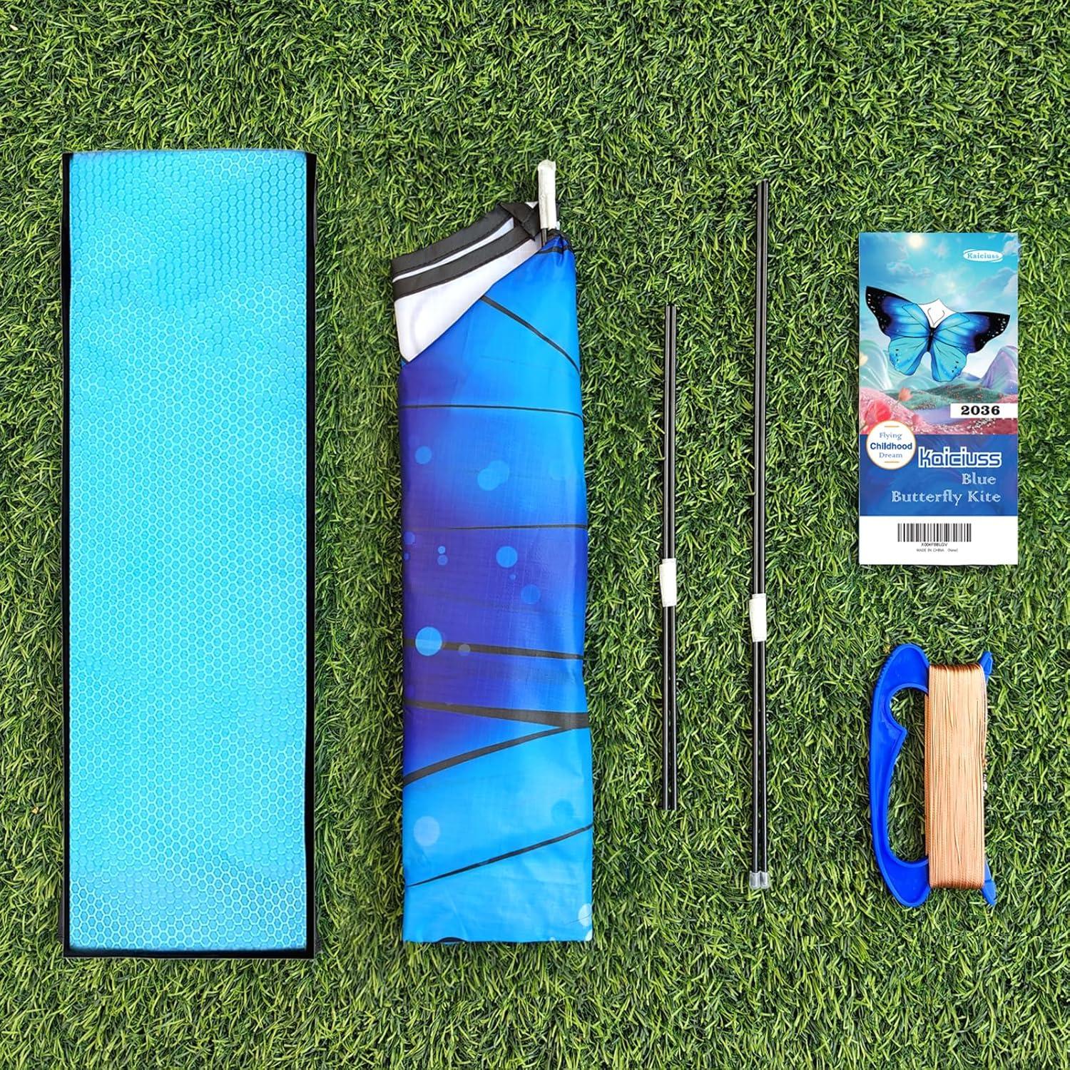 image:imageButterfly Kites for Kids and Adults Easy to Fly Large Single Line Kite for Boys and Girls 55 x 28 Beach Kite for Beginners 300ft String Handle IncludedStarlight Butterfly