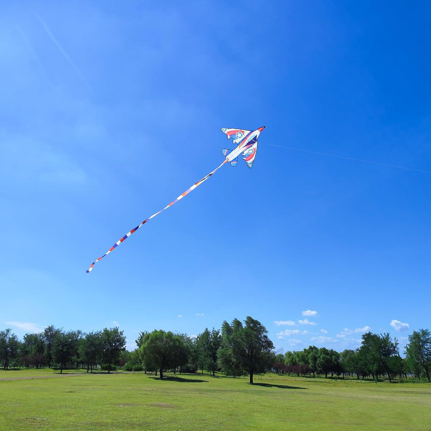 image:imageDelta Kite for Kids amp Adults Easy to Fly Large Single Line Beach Kite with 300ft String Handle Included Perfect for Beginners TeensCaptain America Airplane