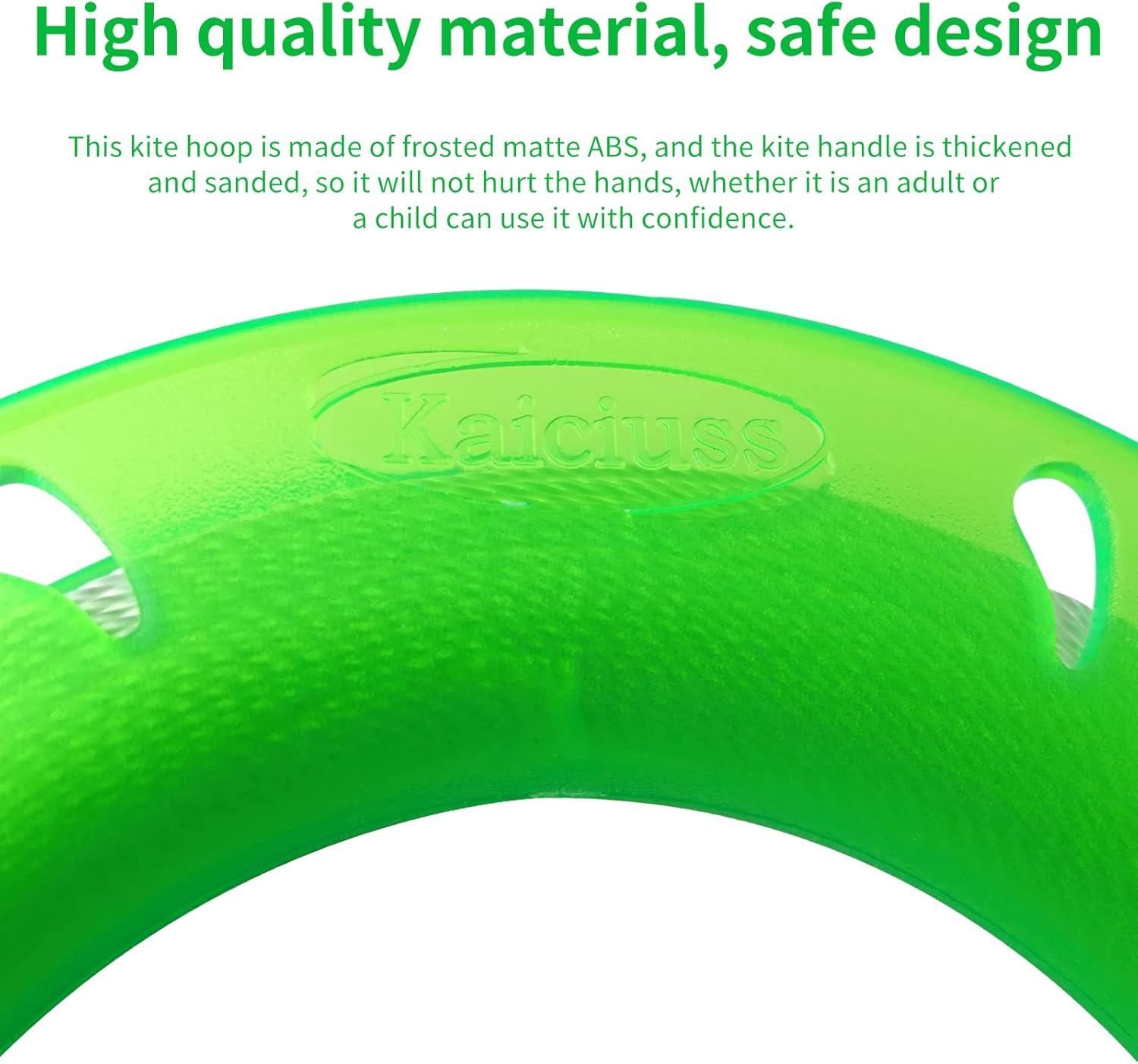 image:imageHoop Kite Set for Kids Spool Handle amp 300 Feet Line for Each Kite Reel WinderOrange Green