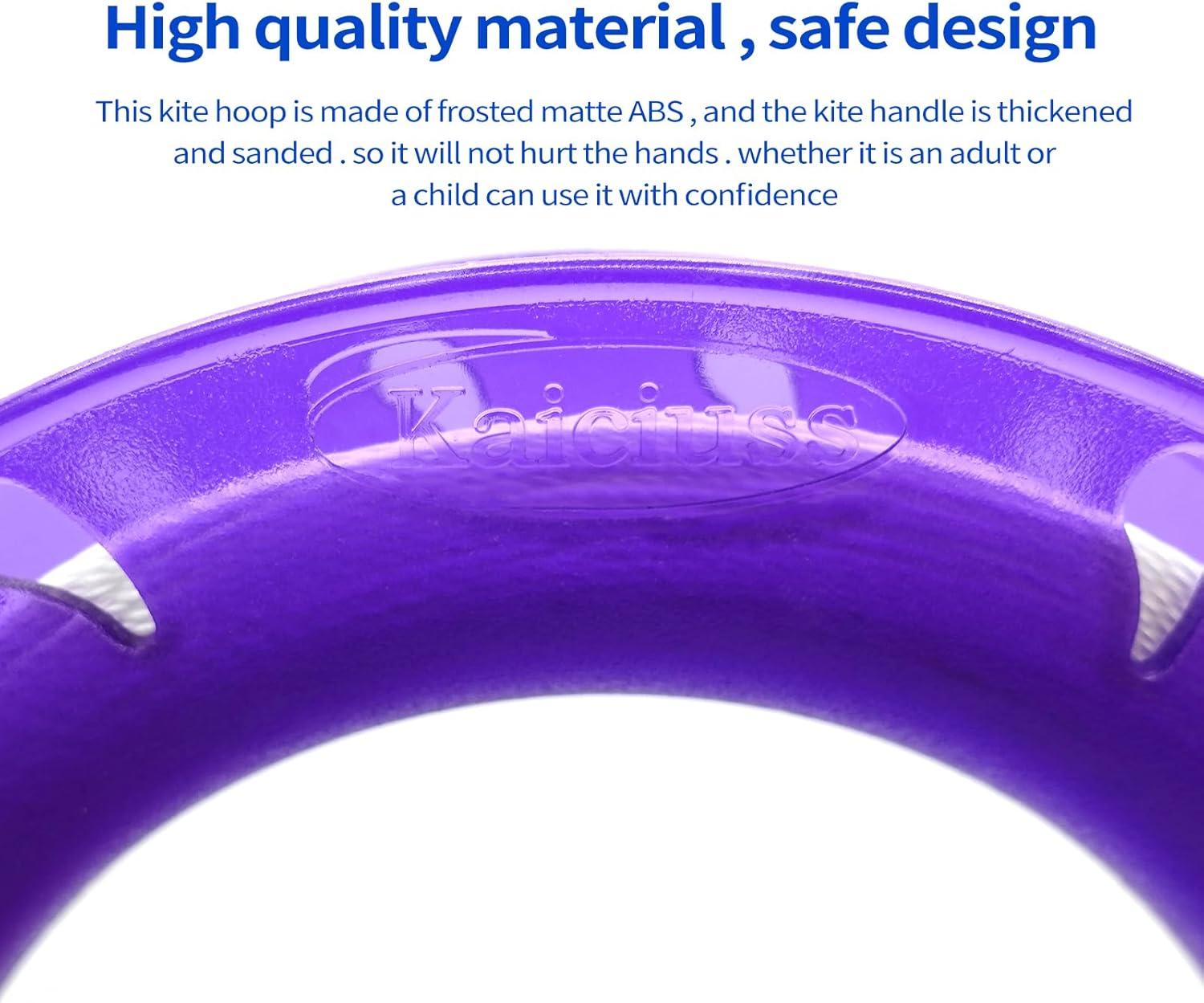 image:imageHoop Kite Set for Kids Spool Handle amp 300 Feet Line for Each Kite Reel WinderOrange Blue Pink Purple