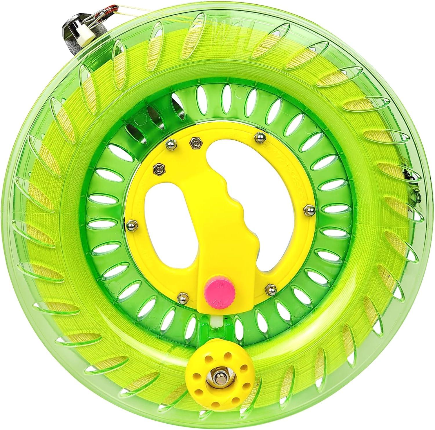 image:imageKite Reel Winder with Line Kite String Reel for Kids amp Adults Easy to Use Kite String and Spool it Comes with Durable Kite Thread and Connector102 inch