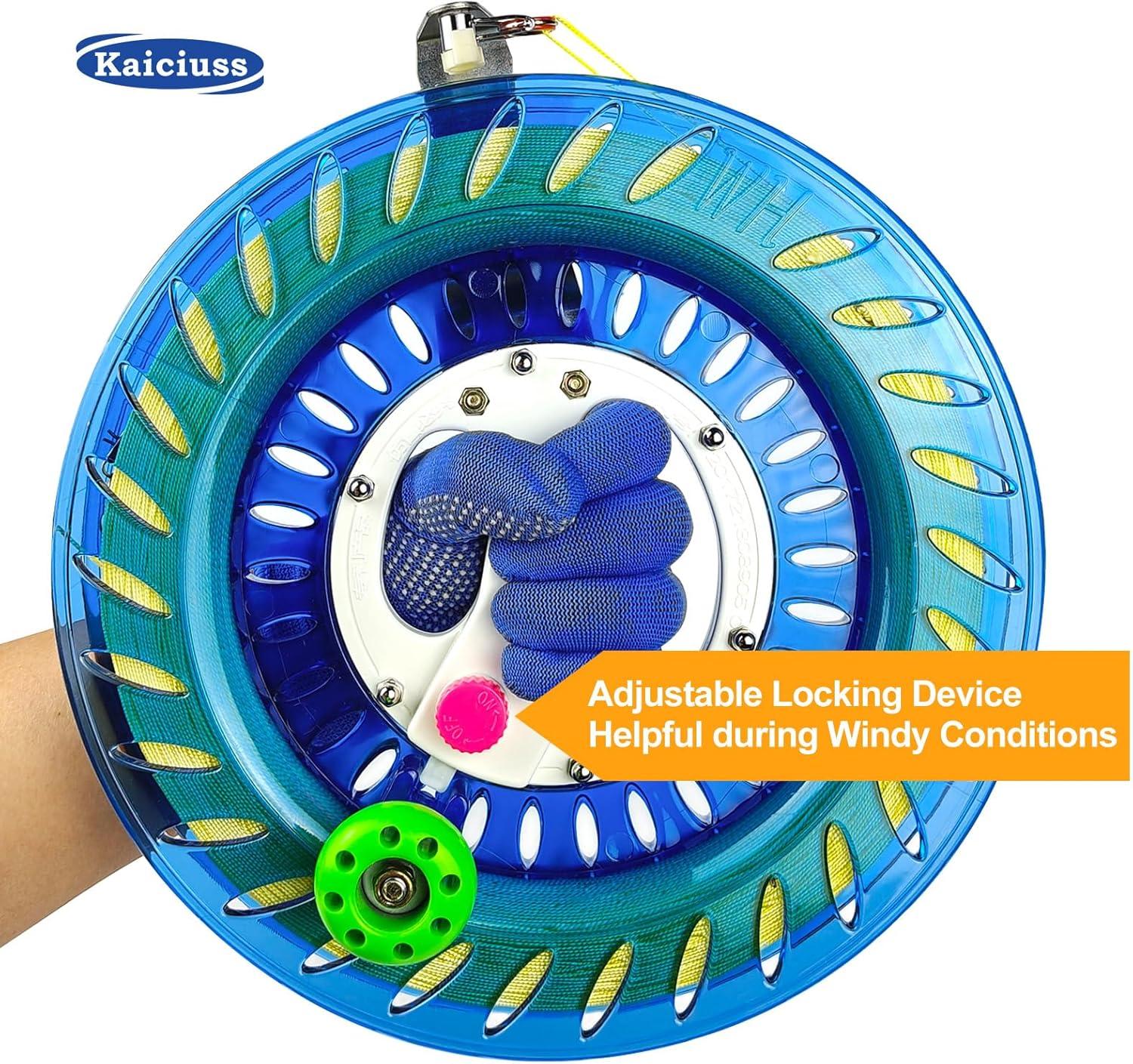 image:imageKite Reel Winder with Line Kite String Reel for Kids amp Adults Easy to Use Kite String and Spool it Comes with Durable Kite Thread and Connector102 inch