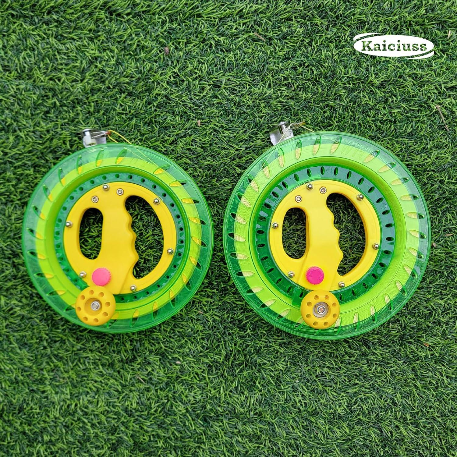 image:imageKite Reel Winder with Line Kite String Reel for Kids amp Adults Easy to Use Kite String and Spool it Comes with Durable Kite Thread and Connector87 inch