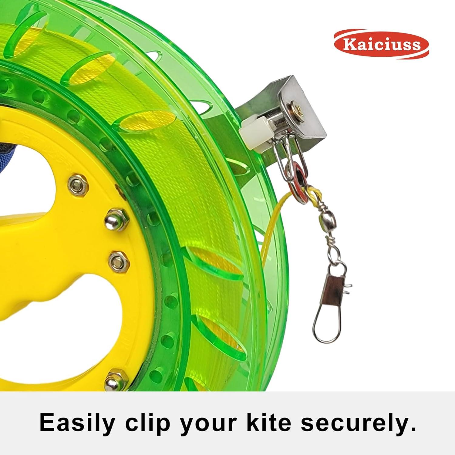image:imageKite Reel Winder with Line Kite String Reel for Kids amp Adults Easy to Use Kite String and Spool it Comes with Durable Kite Thread and Connector87 inch