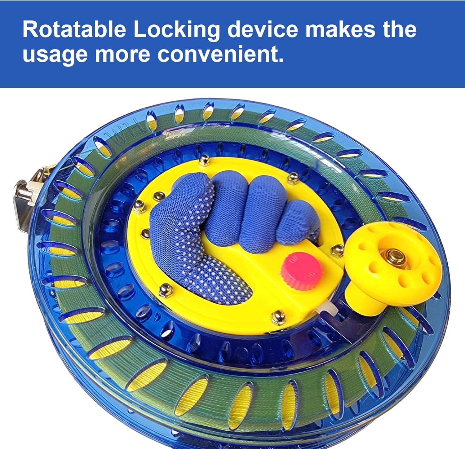 image:imageKite Reel Winder with Line Kite String Reel for Kids amp Adults Easy to Use Kite String and Spool it Comes with Durable Kite Thread and Connector87 inch