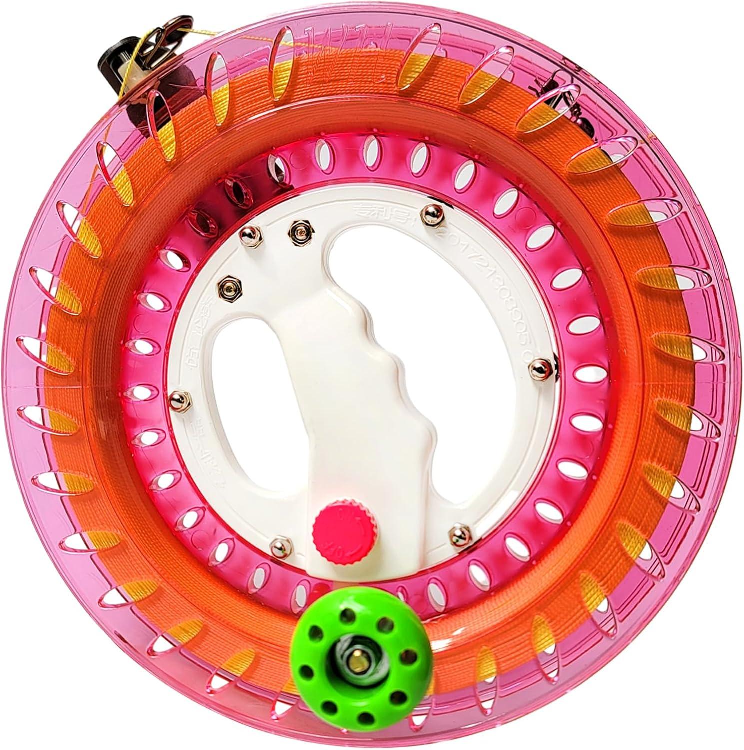 image:imageKite Reel Winder with Line Kite String Reel for Kids amp Adults Easy to Use Kite String and Spool it Comes with Durable Kite Thread and Connector87 inch