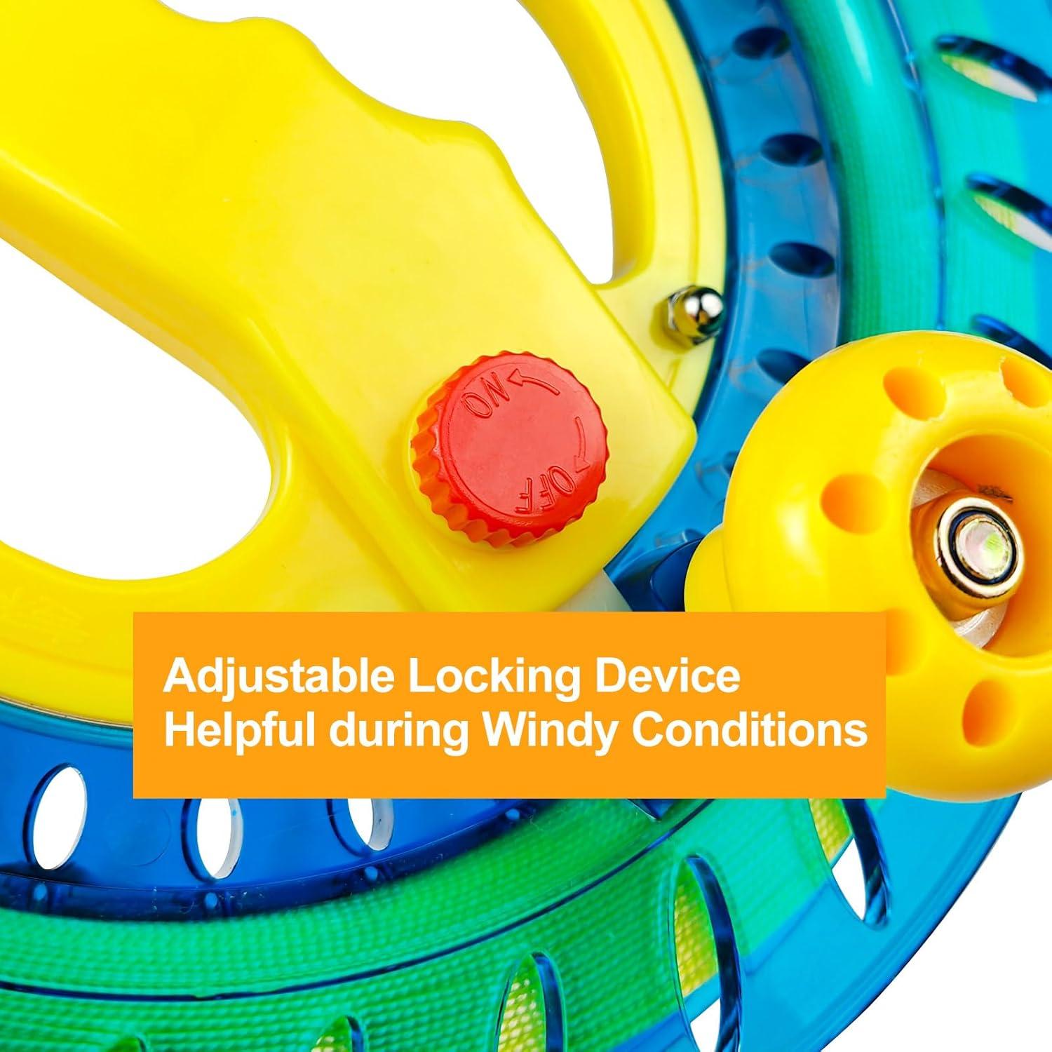 image:imageKite Reel Winder with Line Kite String Reel for Kids amp Adults Easy to Use Kite String and Spool it Comes with Durable Kite Thread and Connector87 inch