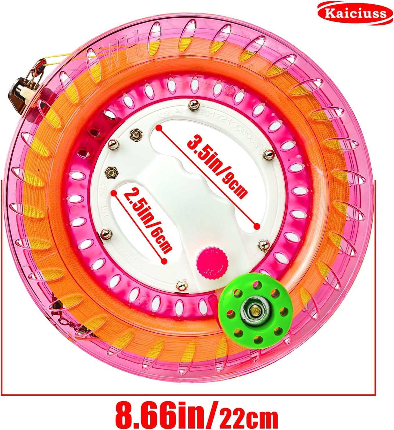 image:imageKite Reel Winder with Line Kite String Reel for Kids amp Adults Easy to Use Kite String and Spool it Comes with Durable Kite Thread and Connector87 inch