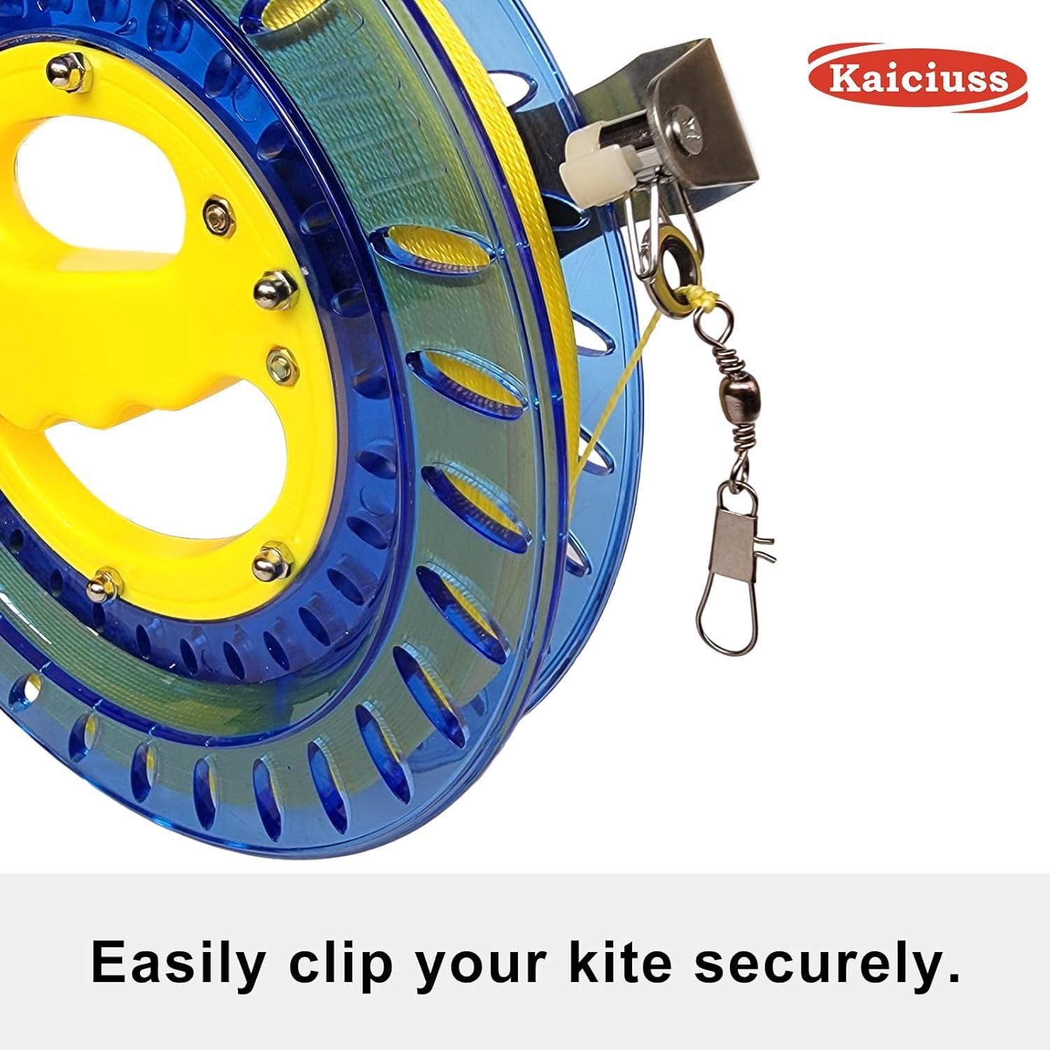 image:imageKite Reel Winder with Line Kite String Reel for Kids amp Adults Easy to Use Kite String and Spool it Comes with Durable Kite Thread and Connector87 inch