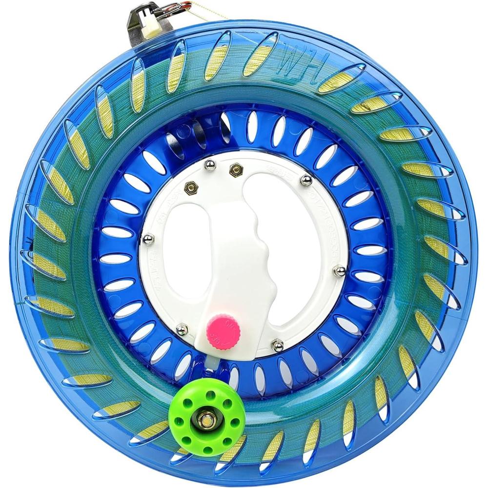 image:imageKite Reel Winder with Line Kite String Reel for Kids amp Adults Easy to Use Kite String and Spool it Comes with Durable Kite Thread and Connector102 inch