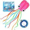 image:imageOctopus Kites for Kids amp Adults Easy to Fly 24x 158 Large Soft Kite Kit for Boys and Girls Single Line 3D Beach Kite Set for TeensPerfect for Outdoor ActivitiesPink Octopus with Reel