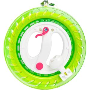 9in Kite String Reel Winder with Brake, Anti-Rotation Knob Equipped, 1640ft Sturdy Line, Easy to Use for Flying Kite for, Adults, Teens and Beginners(Green)