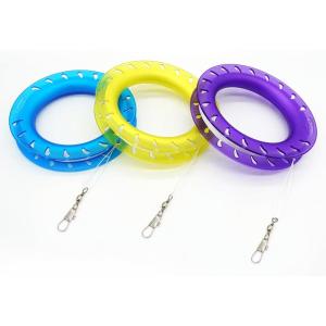 Hoop Kite Set for Kids – Spool, Handle & 300 Feet Line for Each Kite Reel Winder(Yellow Blue Purple)