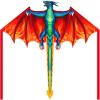 image:imageDragon Kite for Kids amp Adults Easy to Fly for Beginners 300ft Kite String Included Perfect for Beach TripsRed  Blue
