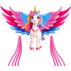 Unicorn Kite for Kids, Easy to Fly Horse Kite for Girls