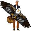 image:imageEagle Kite for Kids amp Adults Single Line Kite Easy to Fly for Beginners 71 Large Kites for Boys Come with 300ft String HandleBlack